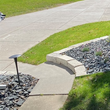 Golden Valley Landscape Renovation with Trap Rock & Limestone Chop Blocks