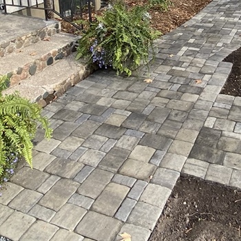 Buffalo Belgard Paver Walkway and Flagstone Pathway Installation