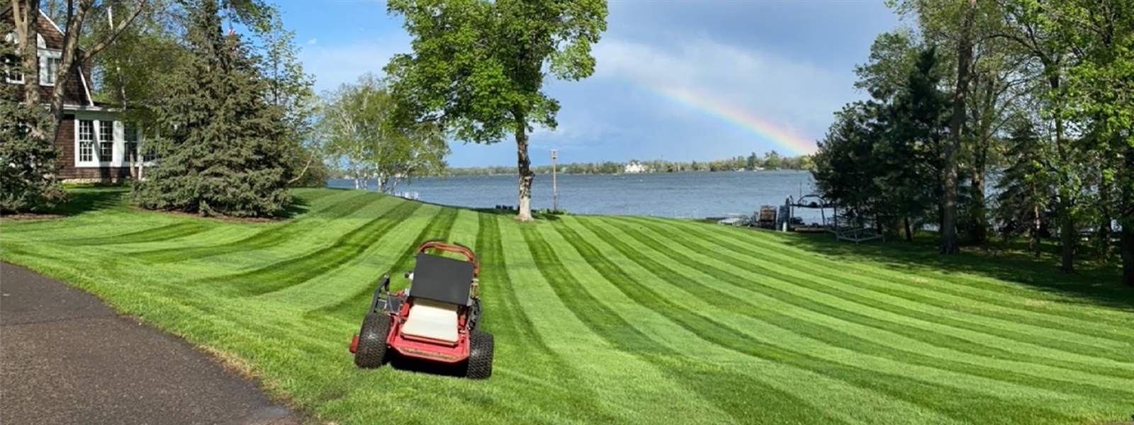 Medina Estate Weekly Lawn Maintenance & Striping