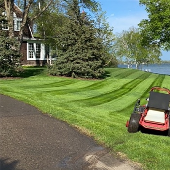 Medina Estate Weekly Lawn Maintenance & Striping