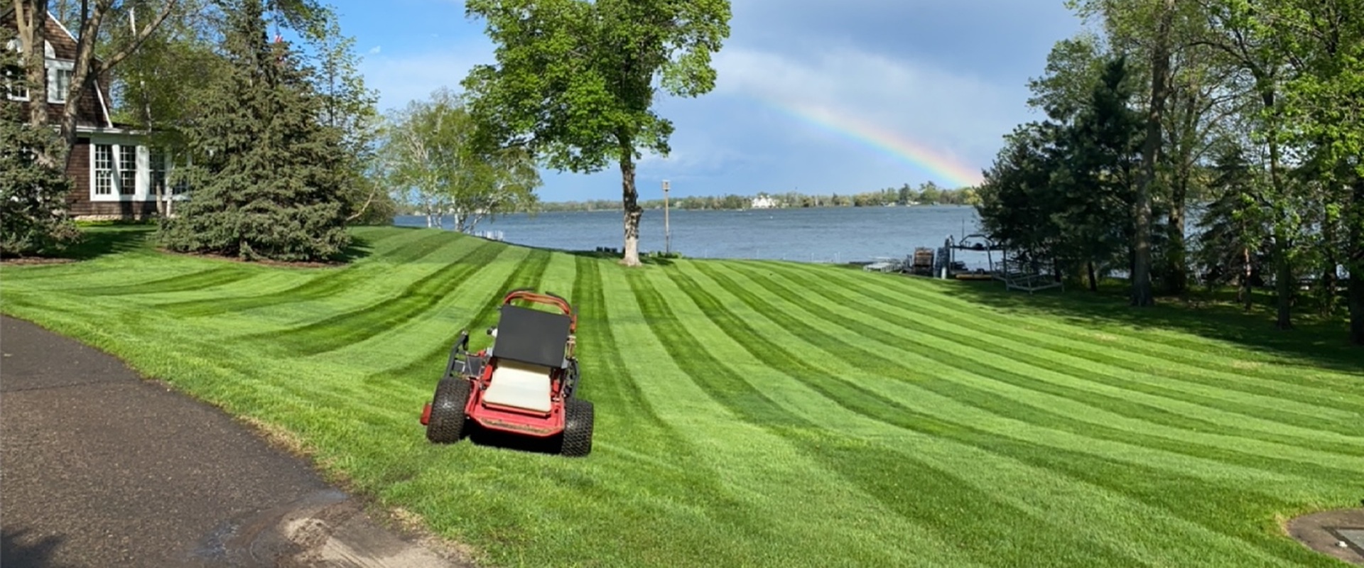 Medina Estate Weekly Lawn Maintenance & Striping